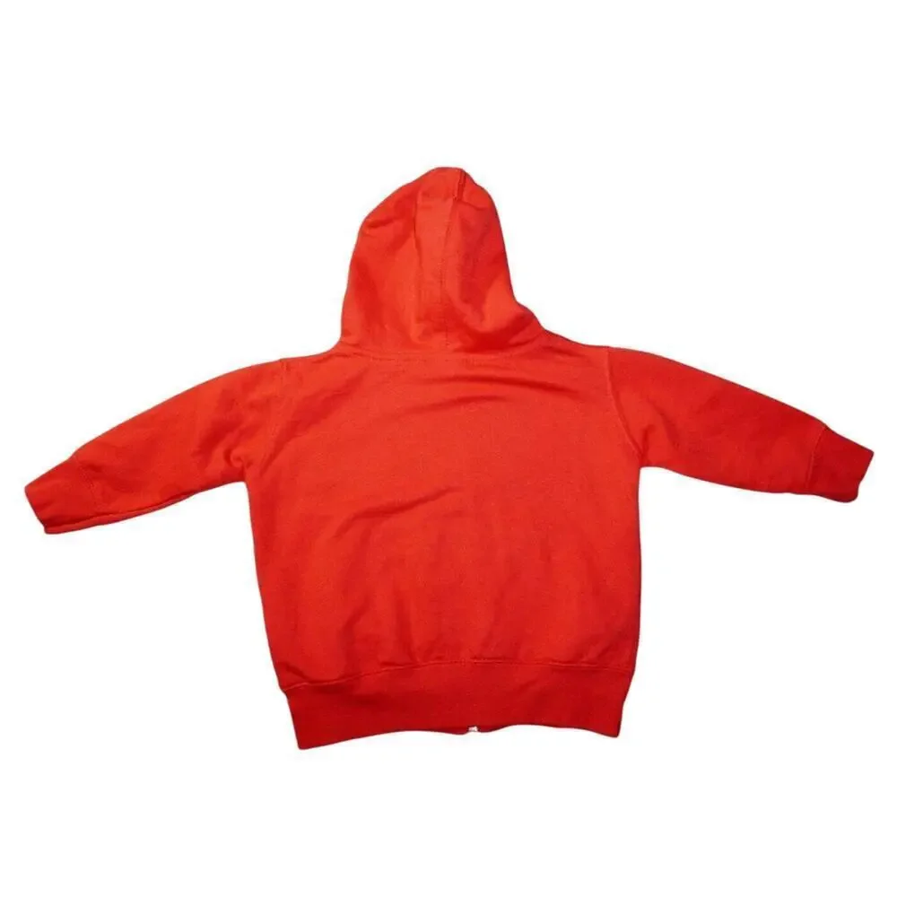Los Angeles Angels Toddler Full-Zip Hoodie – Baseball Print – Size 18M –